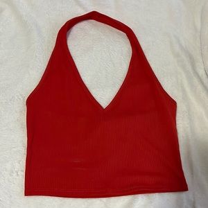 Crop halter top